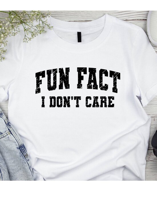 Hand Crafted Tops - Fun Fact Handmade Tee